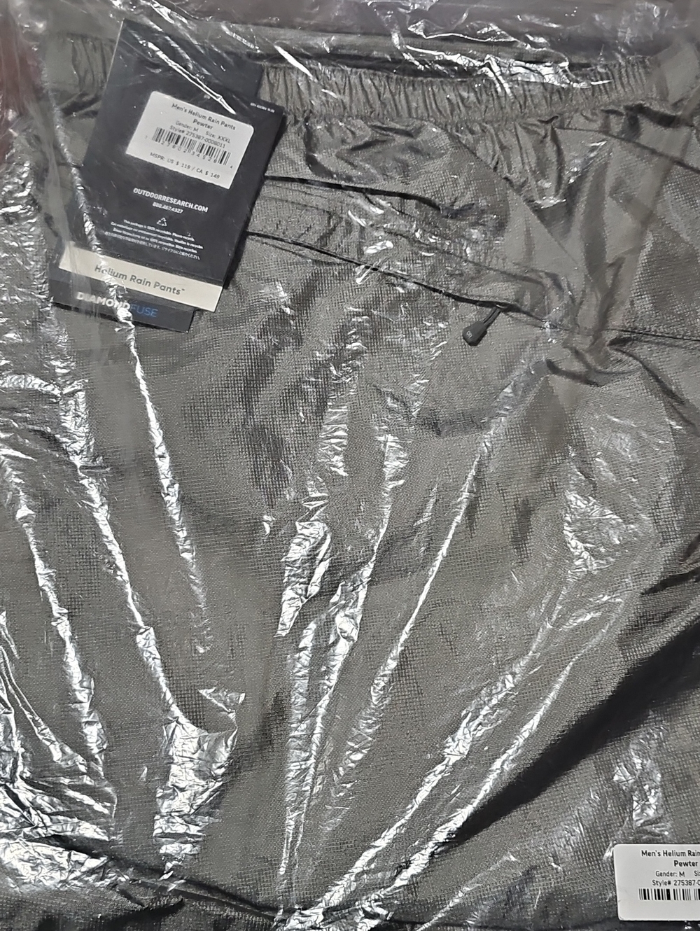 Outdoor Reseach Men's Helium Rain Pants